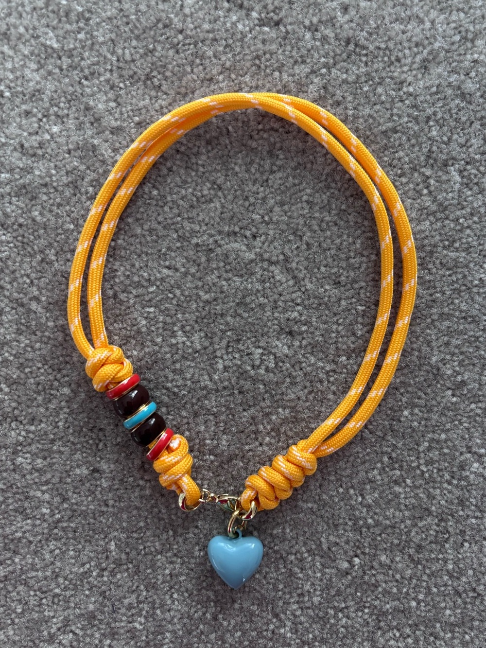 NWOT Roxanne Assoulin The Super Size Happy Cord Necklace - Picture 5 of 5